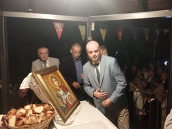 Ο Χρήστος Καπετάνος στον εορτάζοντα Ιερό Ναό Αγίου Γεωργίου Φαρσάλων